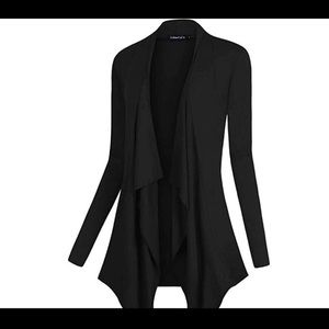 Urban CoCo Drape Front Open Cardigan Size M